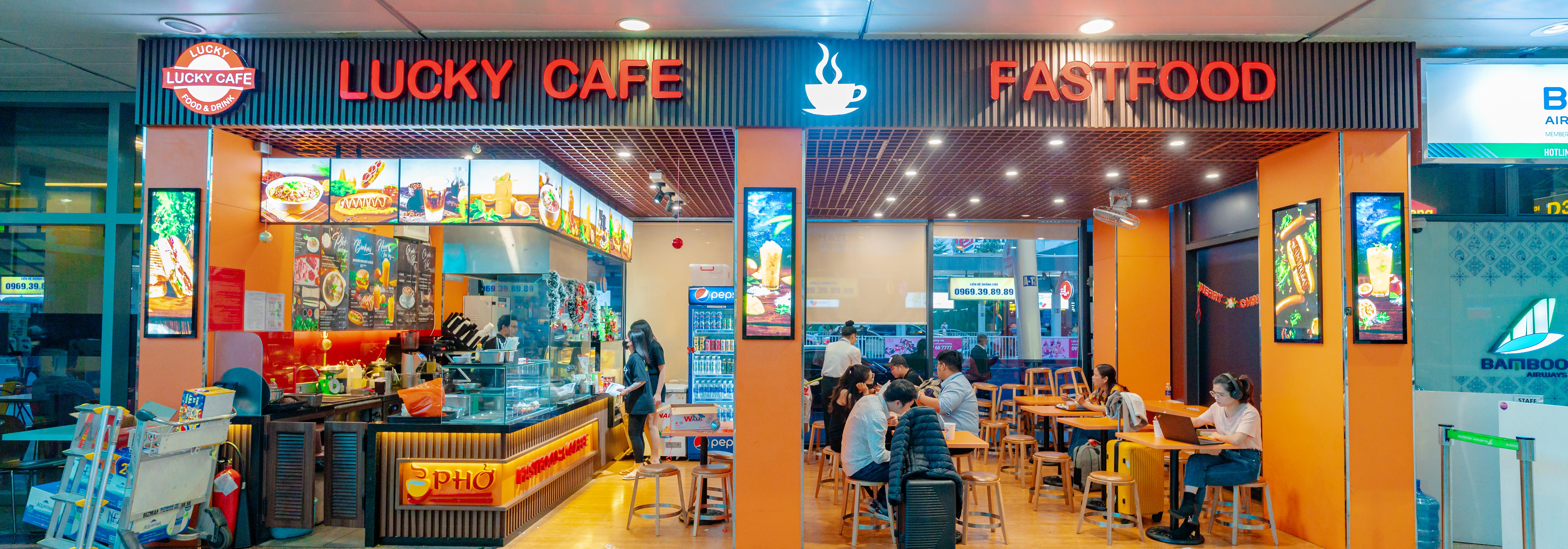 Lucky Cafe & Fastfood - Ga Quốc nội